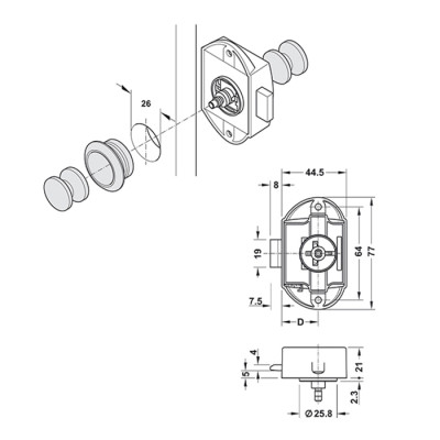 Zámok Push Lock